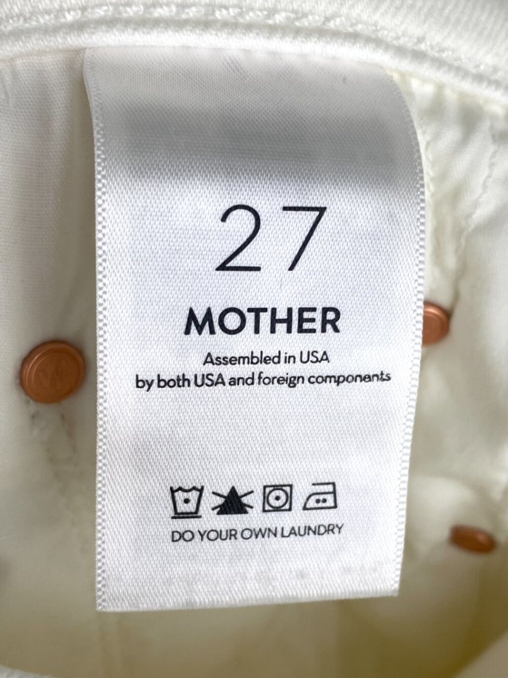 MOTHER The Rambler Zip Ankle Jean, Sz 27 - Picture 9 of 11